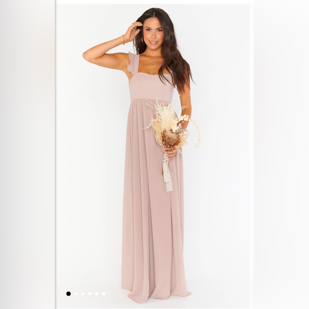 June Maxi Dress-Dusty Blush Crisp